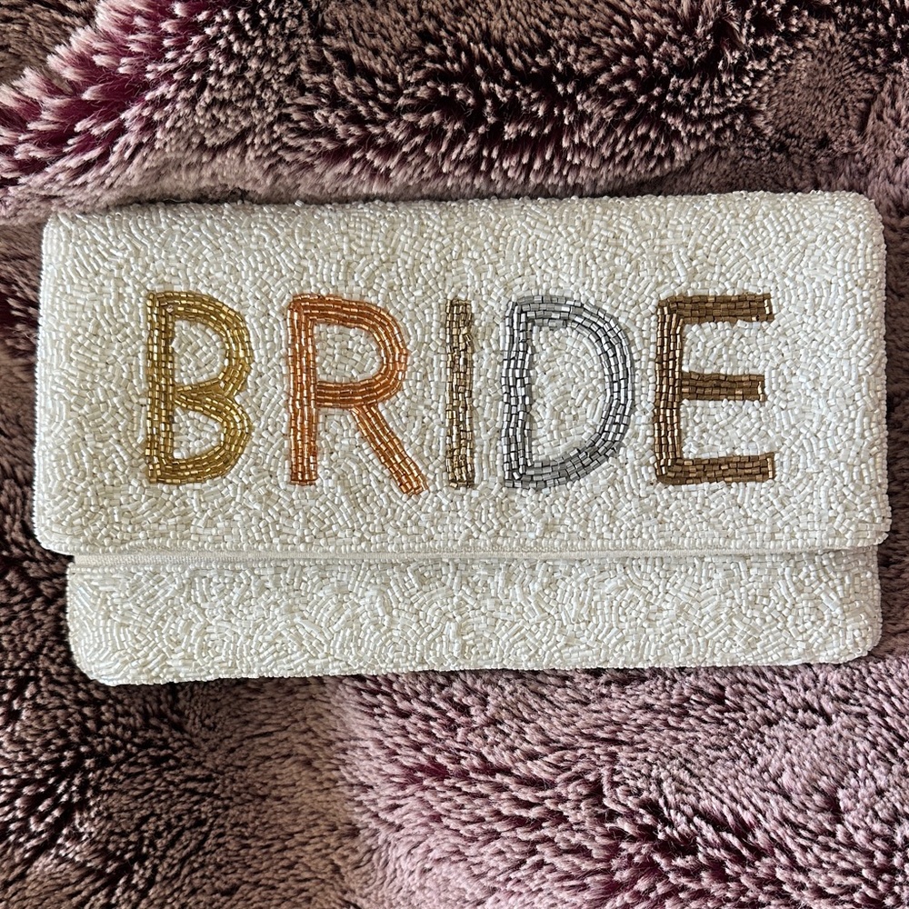 Chic Beaded Clutch with Chain
